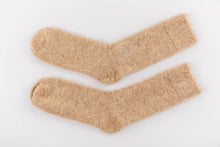 Load image into Gallery viewer, PAIRS ULTRA SOFT FAWN ALPACA SOCKS