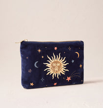 Load image into Gallery viewer, ELIZABETH SCARLETT CELESTIAL VELVET MINI POUCH