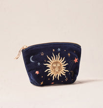 Load image into Gallery viewer, ELIZABETH SCARLETT CELESTIAL VELVET COIN PURSE