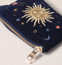 Load image into Gallery viewer, ELIZABETH SCARLETT CELESTIAL VELVET COIN PURSE