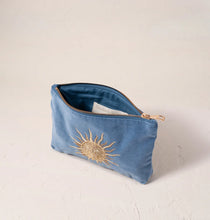 Load image into Gallery viewer, ELIZABETH SCARLETT SUN GODDESS VELVET MINI POUCH