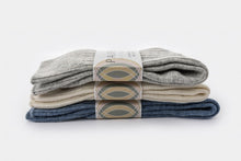 Load image into Gallery viewer, PAIRS DENIM BLUE LAMBSWOOL BED SOCKS