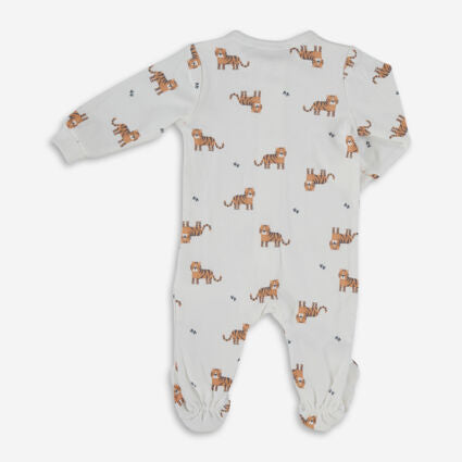 PETIT LEM TIGER SLEEPSUIT