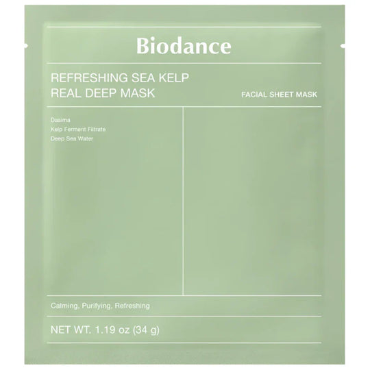 Biodance Refreshing Sea Kelp Real Deep Face Mask
