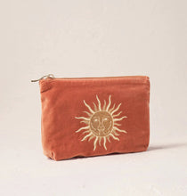 Load image into Gallery viewer, ELIZABETH SCARLETT SUN GODDESS VELVET MINI POUCH
