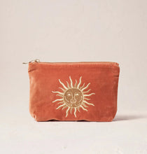 Load image into Gallery viewer, ELIZABETH SCARLETT SUN GODDESS VELVET MINI POUCH
