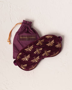 ELIZABETH SCARLETT HONEY BEE VELVET EYE MASK