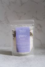 Load image into Gallery viewer, PURE - LAVENDER AROMATHERAPY BATH SALTS POUCH
