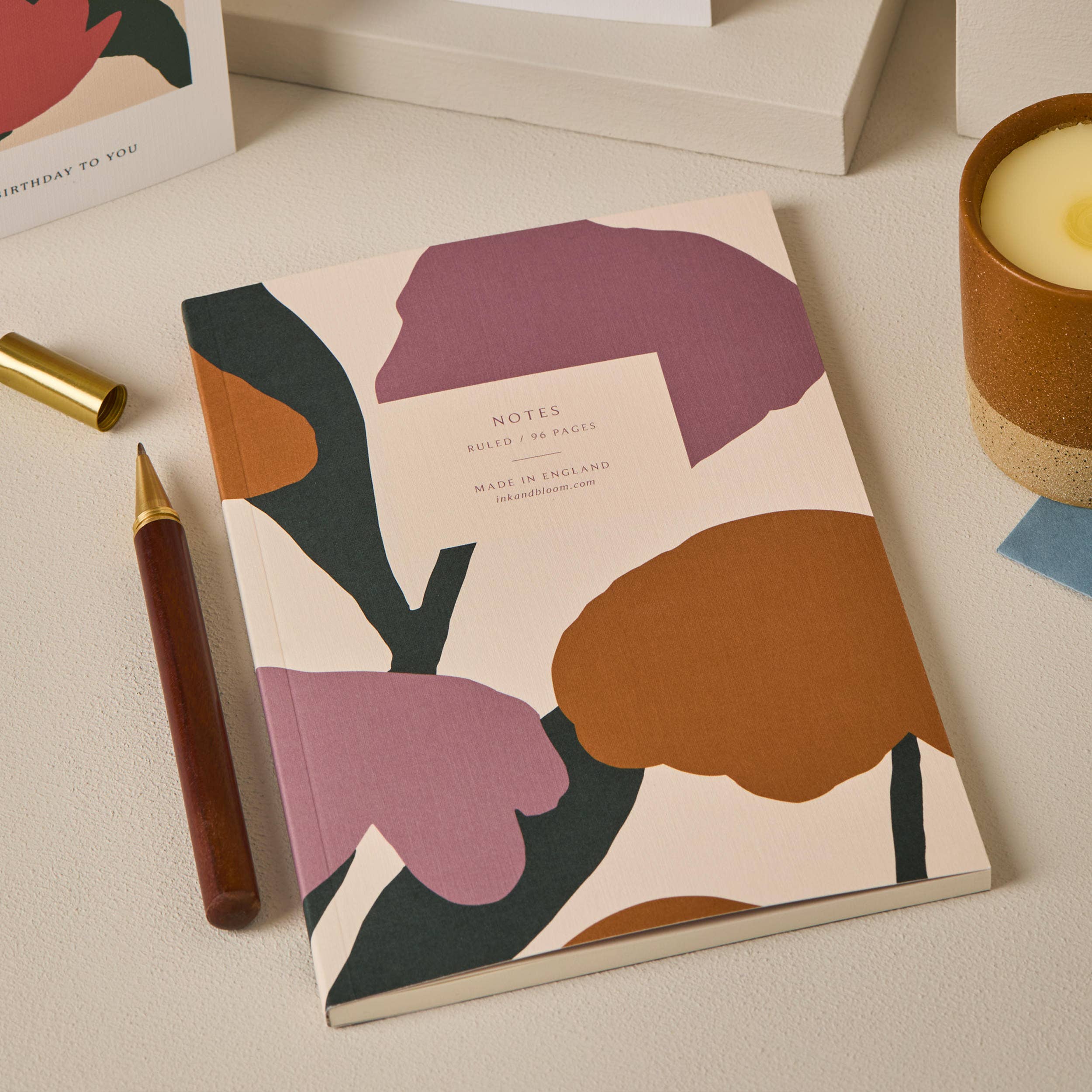 INK & BLOOM RULED NOTEBOOK IN FLORAL BLOOM