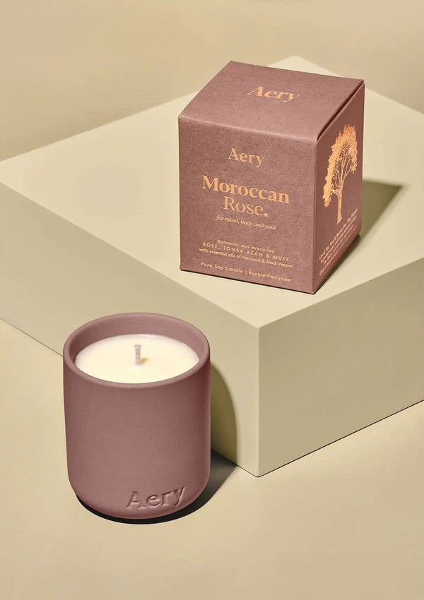 AERY MOROCCAN ROSE SCENTED VOTIVE CANDLE