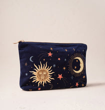 Load image into Gallery viewer, ELIZABETH SCARLETT CELESTIAL VELVET EVERYDAY POUCH
