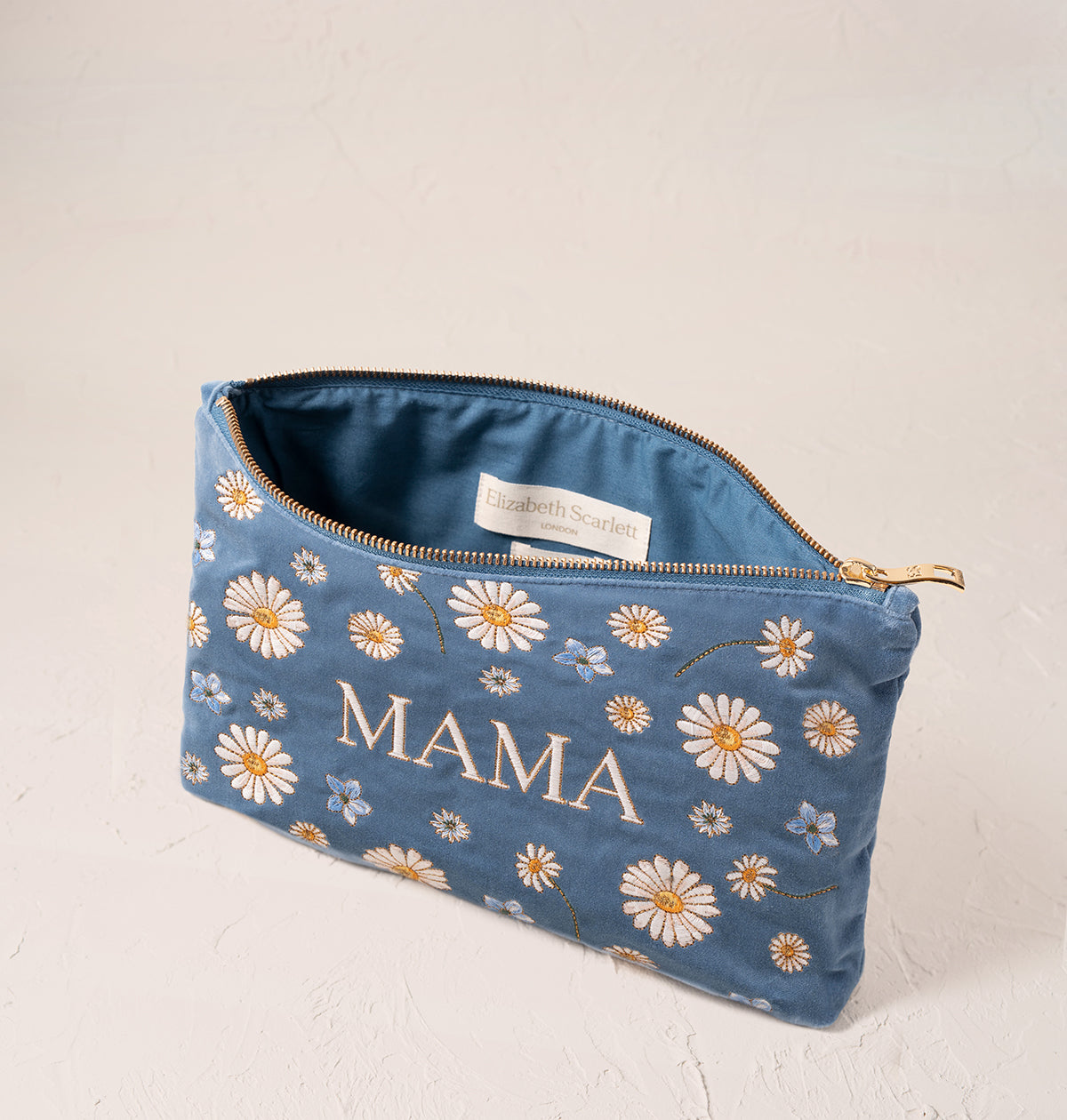 ELIZABETH SCARLETT DAISY DREAMER MAMA VELVET EVERYDAY POUCH