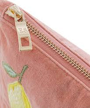Load image into Gallery viewer, ELIZABETH SCARLETT LEMON BLOSSOM VELVET EVERYDAY POUCH
