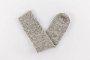 PAIRS ULTRA SOFT GREY ALPACA BED SOCKS