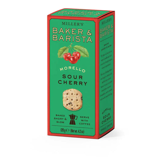 MORELLO SOUR CHERRY BISCUITS BY BAKER & BARISTA