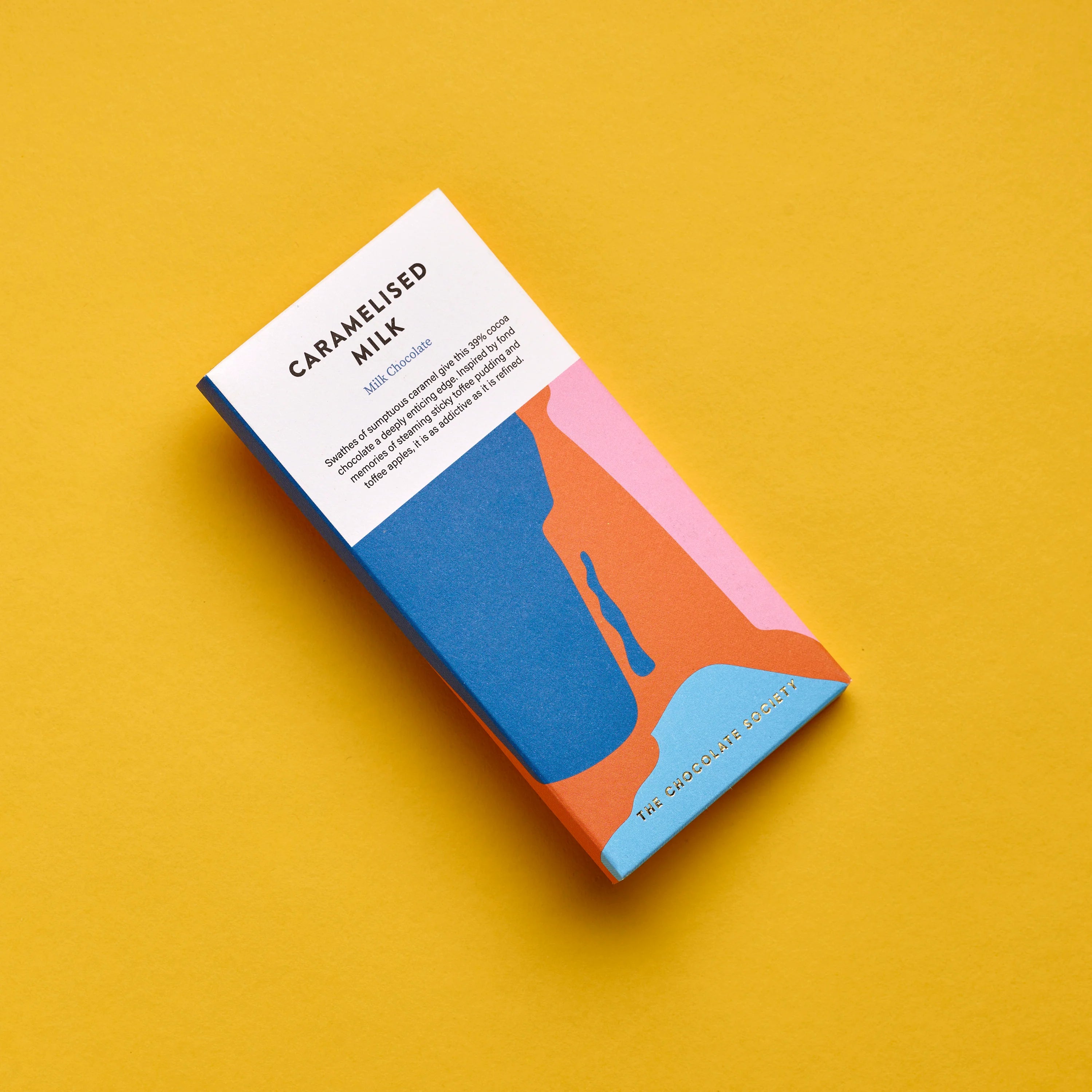 THE CHOCOLATE SOCIETY CARAMELISED MILK CHOCOLATE BAR
