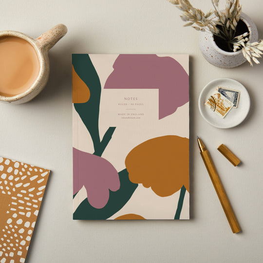 INK & BLOOM RULED NOTEBOOK IN FLORAL BLOOM