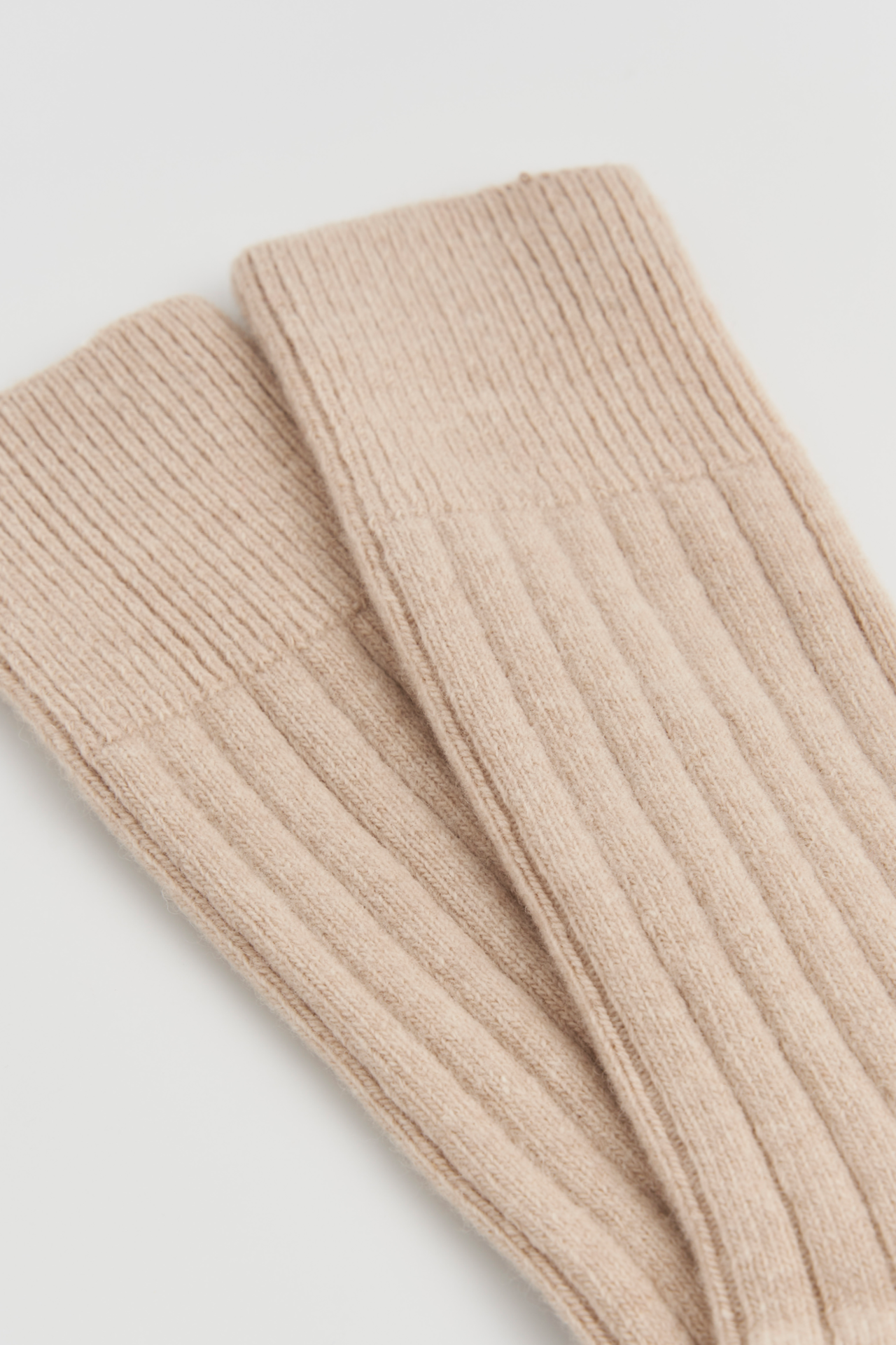 PAIRS ULTRA SOFT 'MILKY TEA' MERINO BED SOCKS