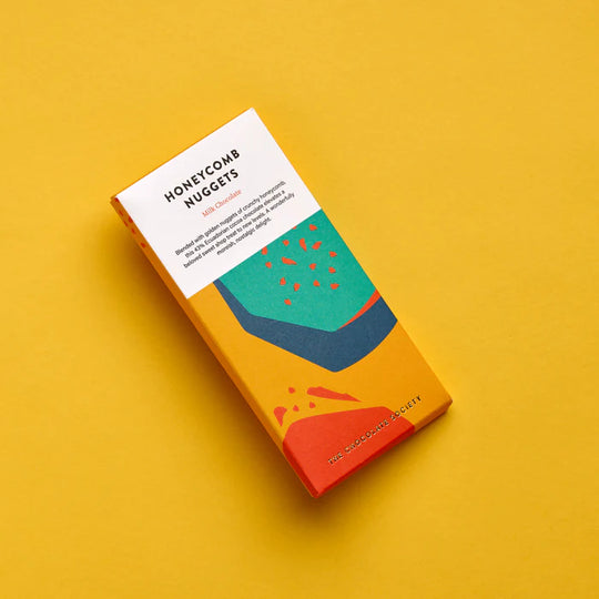 THE CHOCOLATE SOCIETY HONEYCOMB CRUNCH CHOCOLATE BAR
