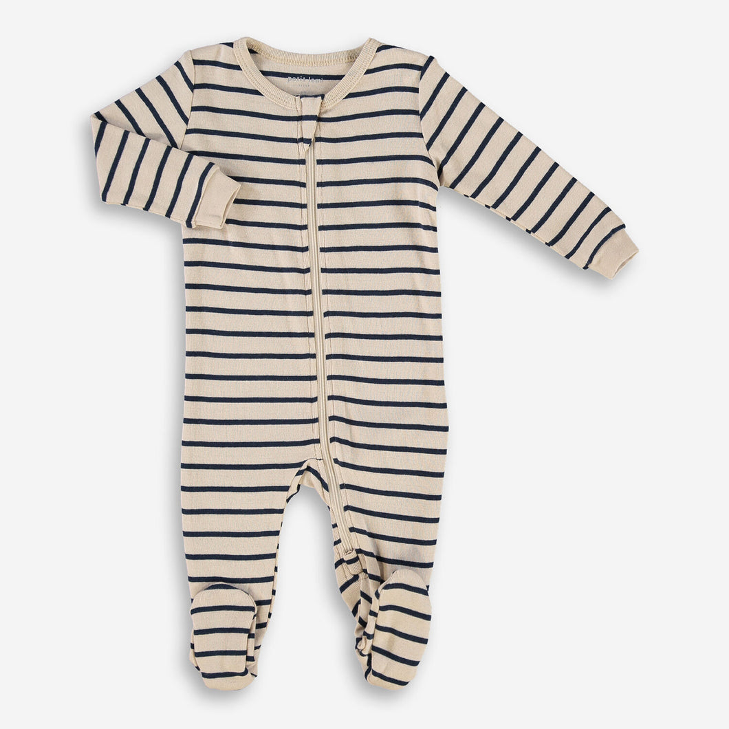 PETIT LEM STRIPED SLEEPSUIT