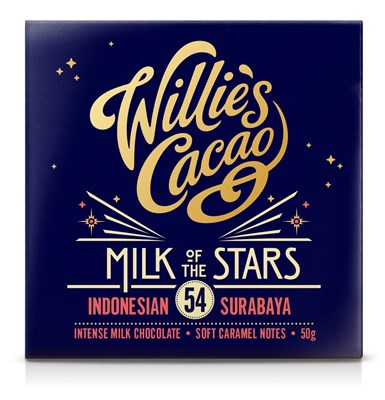 WILLIE'S MILK OF THE STARS CHOCOLATE BAR