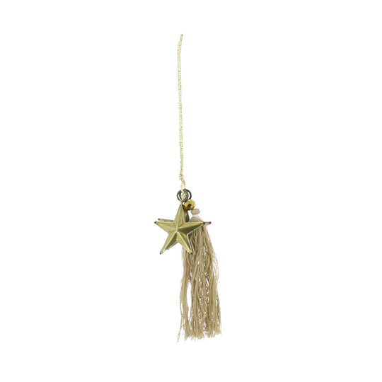 GOLD STAR TASSEL DECORATION BY FIONA WALKER
