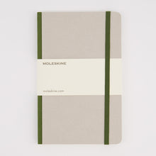 Load image into Gallery viewer, MOLESKINE SOFTTOUCH RULED NOTEBOOK - GREY &amp; KHAKI
