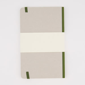 MOLESKINE SOFTTOUCH RULED NOTEBOOK - GREY & KHAKI