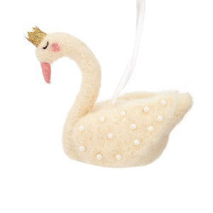 SWAN FELT DECORATION