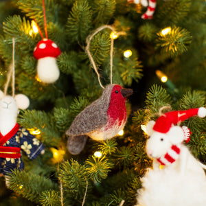 FELT ROBIN DECORATION