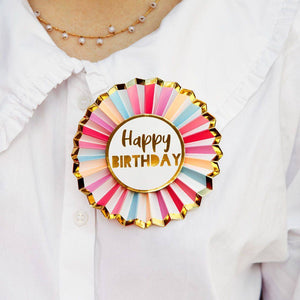 HAPPY BIRTHDAY BADGE