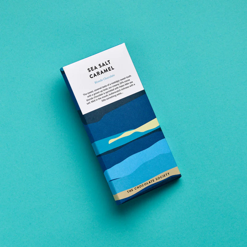 THE CHOCOLATE SOCIETY SEA SALT CHOCOLATE BAR