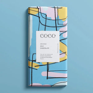 COCO CHOCOLATIER ORANGE MILK CHOCOLATE BAR